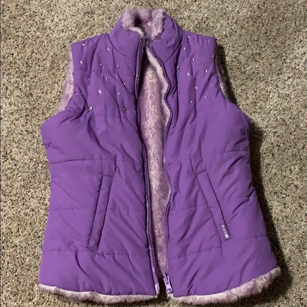 Girls children’s place fur vest